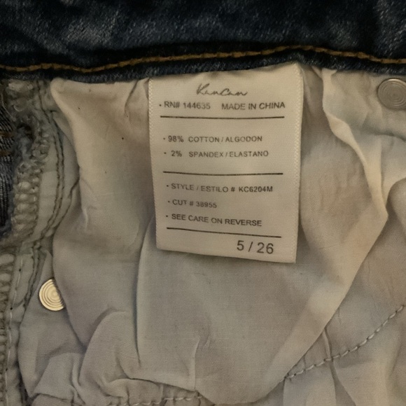 Kancan jeans size‎ 26 distressed hem - Picture 4 of 8